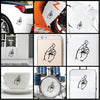 Fingers Crossed vinyl decal sticker where you can apply