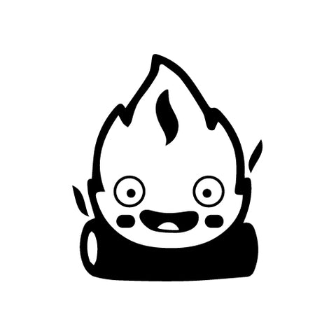 Fire Spirit Calcifer vinyl decal sticker