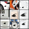Fish Abstract View Idea vinyl decal sticker where you can apply