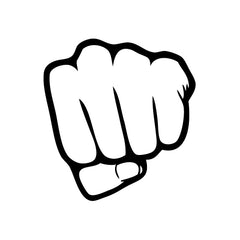 Fist Punch vinyl decal sticker