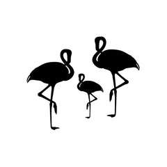 Flamingo Family vinyl decal sticker