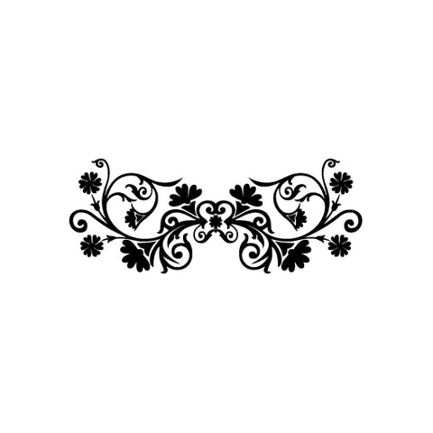 Flower Decoration Up vinyl decal sticker