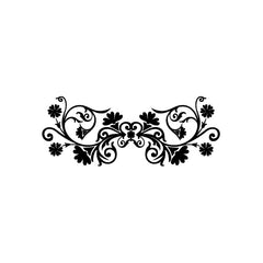 Flower Decoration Up vinyl decal sticker