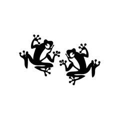 Frogs Jump On Scene vinyl decal sticker