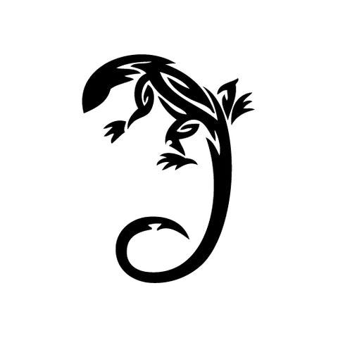 Gecko Climb vinyl decal sticker