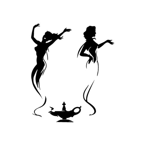 Genie Hot Sexy vinyl decal sticker