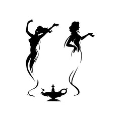 Genie Hot Sexy vinyl decal sticker