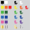 Girl On Moon vinyl decal sticker choice of color