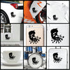 Girl On Moon vinyl decal sticker where you can apply