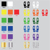 Girl Sport Beauty Outline vinyl decal sticker choice of color