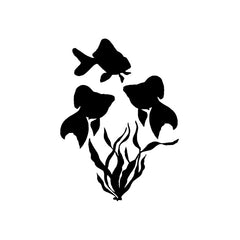 Goldfish Art vinyl decal sticker