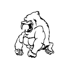Gorilla Scream vinyl decal sticker