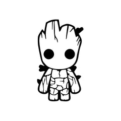 Groot Galaxy Guardian vinyl decal sticker