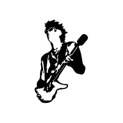 Guitar Player Rock Star vinyl decal sticker