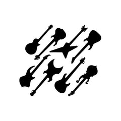 Guitar Rock Music vinyl decal sticker