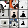 Hamster Brother Rain Totoro vinyl decal sticker where you can apply