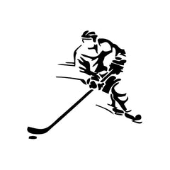 Hockey Carry Post vinyl decal sticker