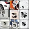 Horse Flame Mirror vinyl decal sticker where you can apply