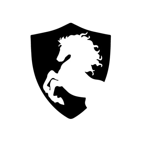 Horse Shield Of War vinyl decal sticker