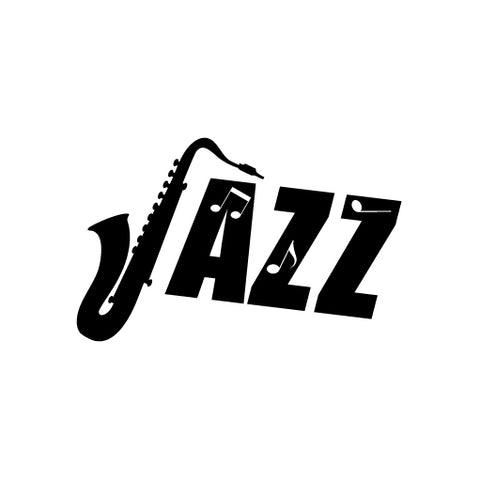 Jazz Music Party vinyl decal sticker