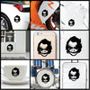 Joker Head Terror vinyl decal sticker where you can apply