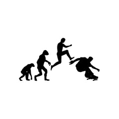 Jump Evolution Skateboarder Player vinyl decal sticker