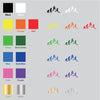 Jump Evolution Soccer Player vinyl decal sticker choice of color