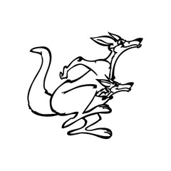 Kangaroo Pouch Joy vinyl decal sticker