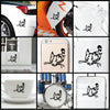 Kitty Learn Hunt vinyl decal sticker where you can apply