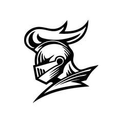 Knight Head Mascot vinyl decal sticker
