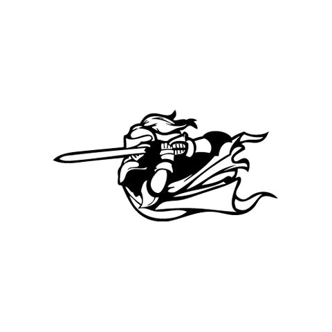 Knight Sword Attack vinyl decal sticker