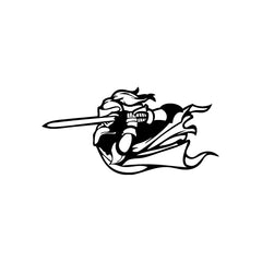 Knight Sword Attack vinyl decal sticker