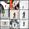 Lady Success Fashion Modern Art vinyl decal sticker where you can apply