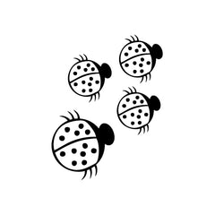 Ladybug Climb Around vinyl decal sticker