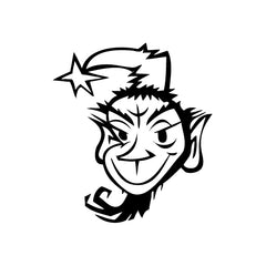 Leprechaun Smile vinyl decal sticker