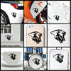 Lion Mad vinyl decal sticker where you can apply