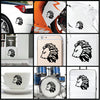 Lion Mind Game vinyl decal sticker where you can apply