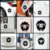 Lion Roar Stay Back vinyl decal sticker where you can apply