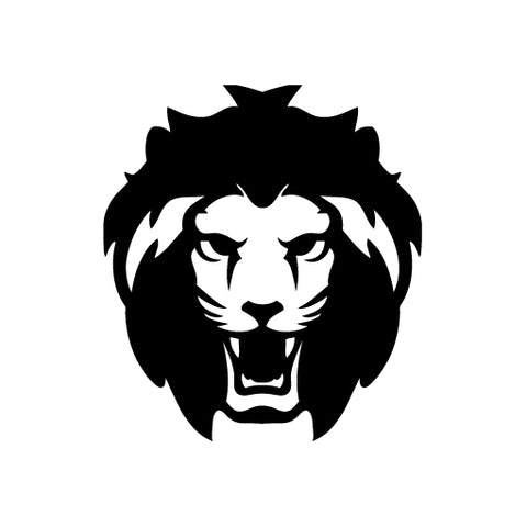 Lion Roar Stay Back vinyl decal sticker