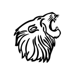 Lion Scream vinyl decal sticker