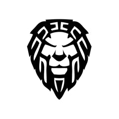 Lion Shield Defense vinyl decal sticker