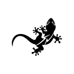 Lizard In Mask vinyl decal sticker