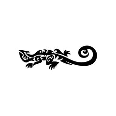 Lizard On Floor vinyl decal sticker