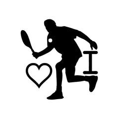 Love Tennis vinyl decal sticker