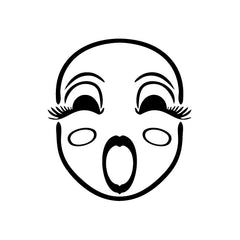 Mask Sign Song vinyl decal sticker