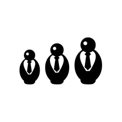 Matreshka Business vinyl decal sticker