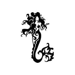 Mermaid Beauty Art vinyl decal sticker