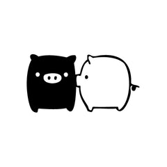 Monokuro Boo Kiss vinyl decal sticker