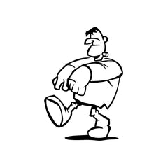 Monster Frankenstein vinyl decal sticker