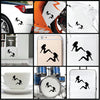 Mud Flap Girl Mirror vinyl decal sticker where you can apply